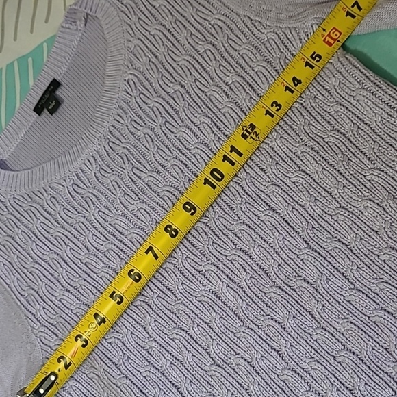 ANN TAYLOR FACTORY SWEATER Size Small Lavender Purple color - Picture 6 of 10